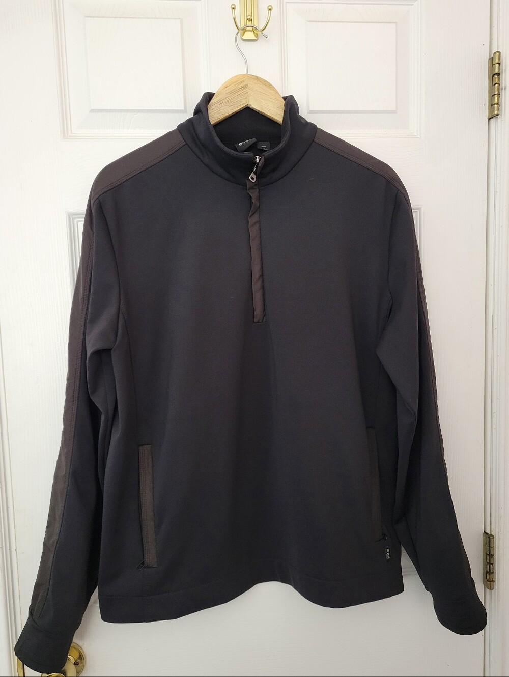 Hugo Boss Men's 1/4 Zip Pullover Jacket - Tufillo (Size XL / Fits like L